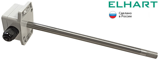 Внешний вид датчиков влажности HTE.TD1 hte.td1 Новинка: высокотемпературные датчики влажности и температуры воздуха канального исполнения серии HTE.TD1