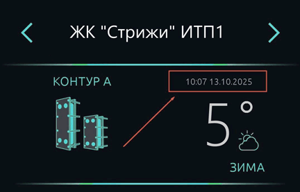 Отображение даты и времени последнего обновления информации, чтобы пользователь мог оценить наличие связи на объекте в данный момент времени