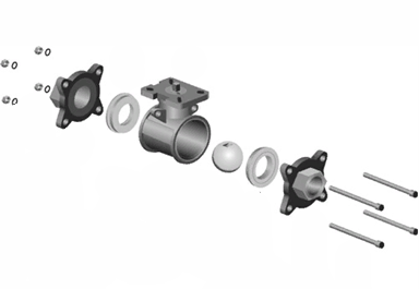 Двухсоставные и трехсоставные клапаны VALMA серии BAV-2P
