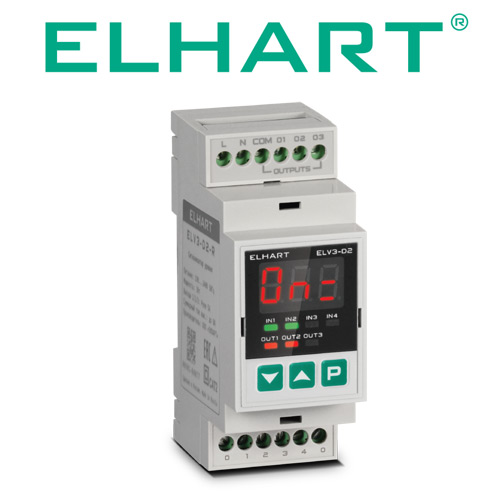Новинка: 3-х канальный сигнализатор уровня  ELHART серии ELV3