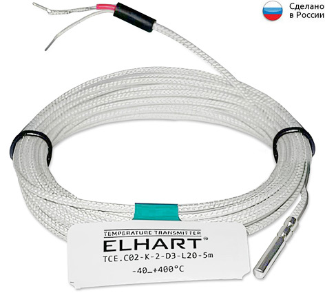 Внешний вид термопары ELHART TСE.C02